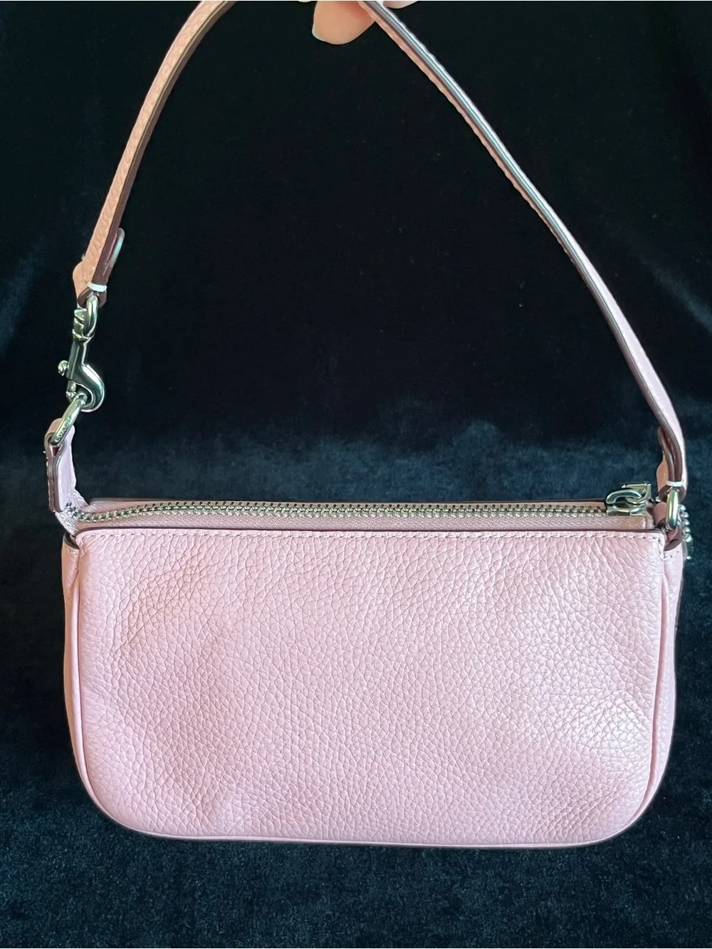 COACH Nolita 19 Cherry Blossom Pink  Sundae Ice Cream Graphic Shoulder Clutch